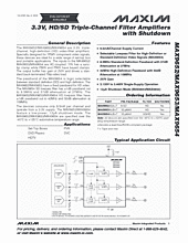 DataSheet MAX9652 pdf
